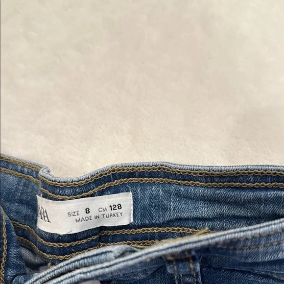 Zara Blue Denim Jeans Classic Style - Picture 3 of 4
